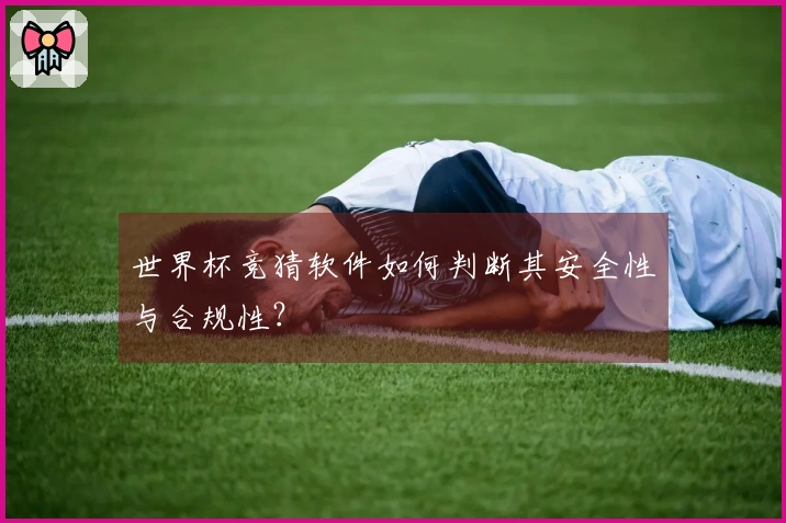 世界杯竞猜软件如何判断其安全性与合规性？